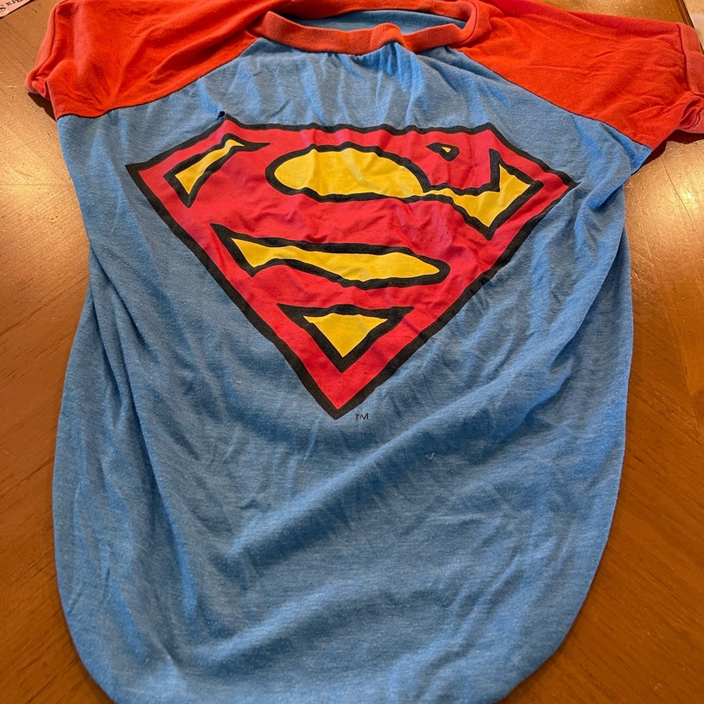 Superman dog shirt